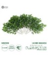 GloboStar® Artificial Garden LAUREL BRANCH 20231 10 x Τεχνητά Διακοσμητικά Κλαδία Δάφνης Π50 x Υ65cm